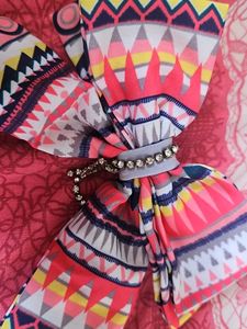 Funky Patterned Hair Bow