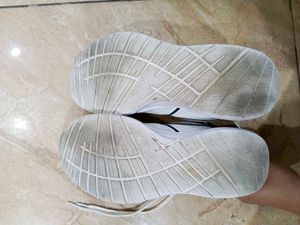 Campus White Running Shoes