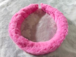 Pink Fuzzy Headband
