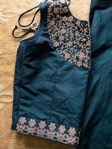 Green Silk Lehenga...
