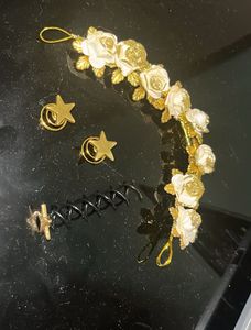 Floral Hair Accessories Set