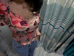 Floral Sweetheart Neck Top