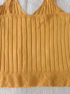 Pearl Embellished Knit Tank