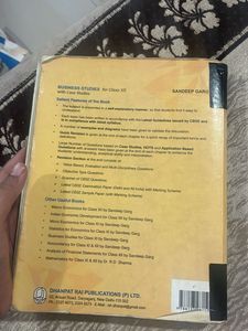 Business Studies Class XII Book