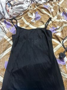 Slip Dress With Slit