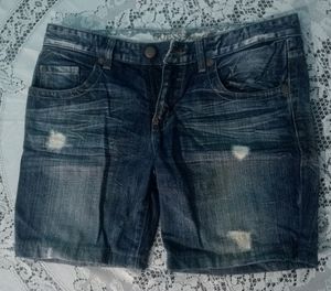 Denim Half Pant Length-16 Inc, Waist -34