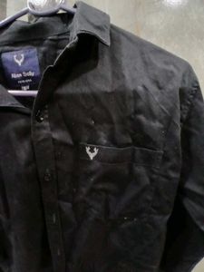 Saint Black Casual Shirt - M Some Fade Spot