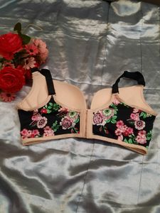 Floral Push-Up Bra