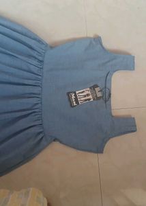 Denim Maxi Dress.size 36