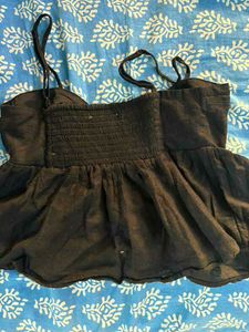 American Eagle Black Crop Top