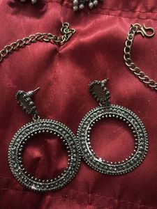Oxidized Silver Jewelry Set