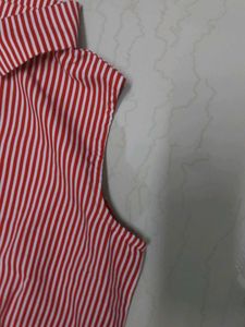 Striped Sleeveless Dress