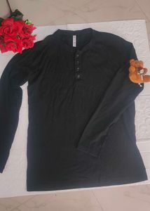 Black Full Hand Tshirt