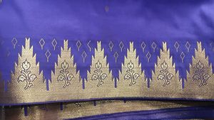 Purple Silk Saree