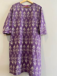 Floral Print Straight Kurta