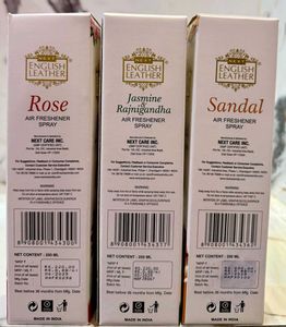 Next English Leather Air Freshener Spray Set