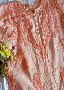 Chikankari Long Kurti🍂