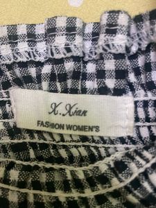 Gingham Smocked Tank Top
