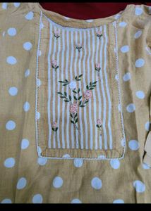 Elegant Tailored Embroidered Kurta Set