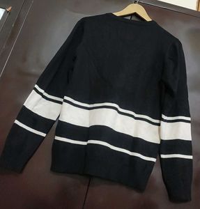Black &amp; White Winter Top For Girl Or Woman 34 Bust