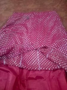 Pink Polka Dot Skirt