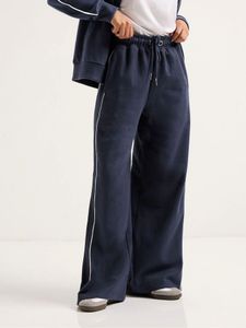 Navy Wide Leg linen  Pants