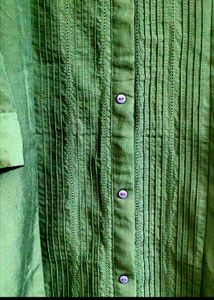 Green Button-Down Top