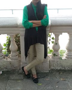 Asymmetric Waterfall Shrug