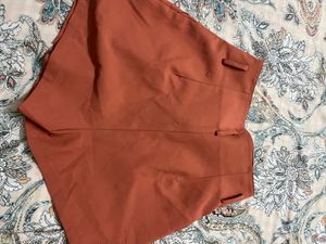 Rust Colored High Waisted Shorts