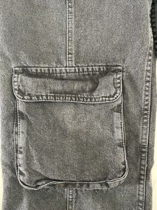 (reserved) Zudio Cargo Pants (Black Bleached)