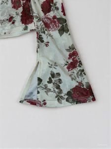 Floral Print Long Sleeve Top