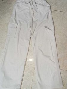 White 🤍 Cargo Trousers
