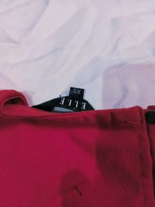Chic Pink Ruffle Sleeve Top