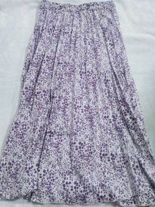 Floral Print Maxi Skirt