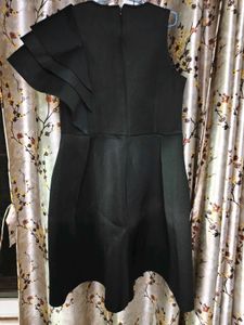 Chic Black Ruffle Dress