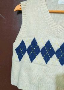 Argyle Knit Vest