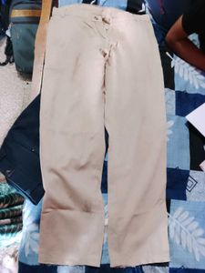 Casual Beige Pants
