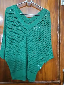 Green Knit Sweater