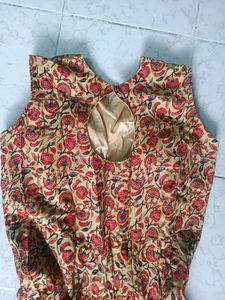 Long Gown With Full Sleeve Coat