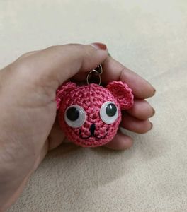Set Of 3 Crochet Keyrings