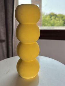 Yellow Ceramic Vase Multipurpose