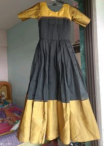 Black Gold Ethnic Gown