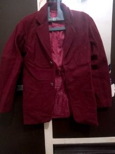 kids maroon coat