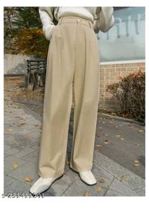 Elegant Wide Leg Trousers
