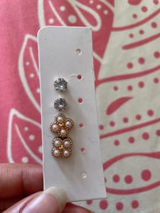 Pearl Flower Earrings