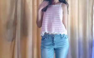 Trendy Pink Knitwear- Sleevless at Lowest Price