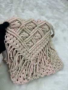 Macrame Crossbody Bag