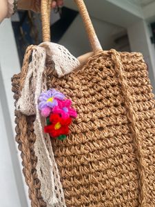 Flower Bouquet Bag Charms