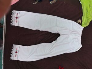 Embroidered Kurta With Pant And Dupatta