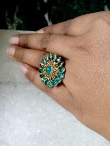 Pearl Drop Earrings+stone earrings+studs+Ring